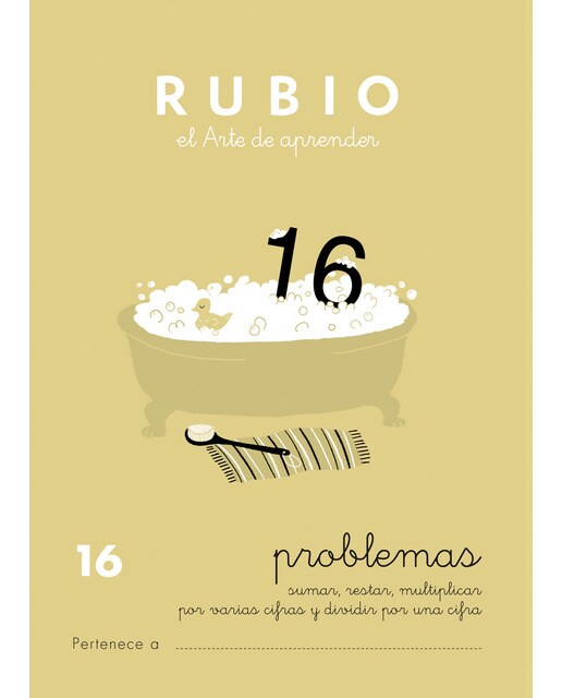 Imagen 0 de Problemas RUBIO 16 (Tapa blanda)