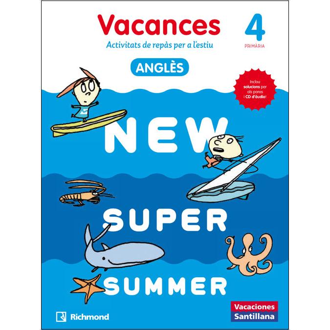 NEW SUPER SUMMER SB 4 + AUDIO 4 CATALAN  (Tapa blanda) 1