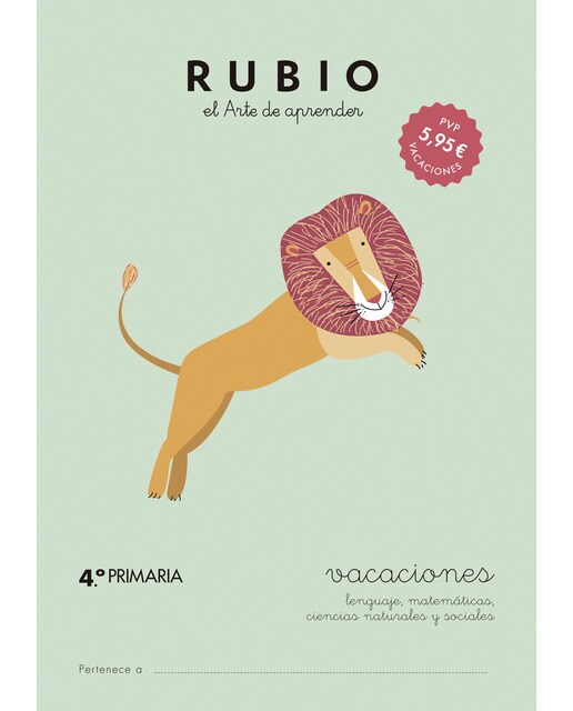 Imagen 0 de Vacaciones RUBIO (4.º de Primaria) (Tapa blanda)