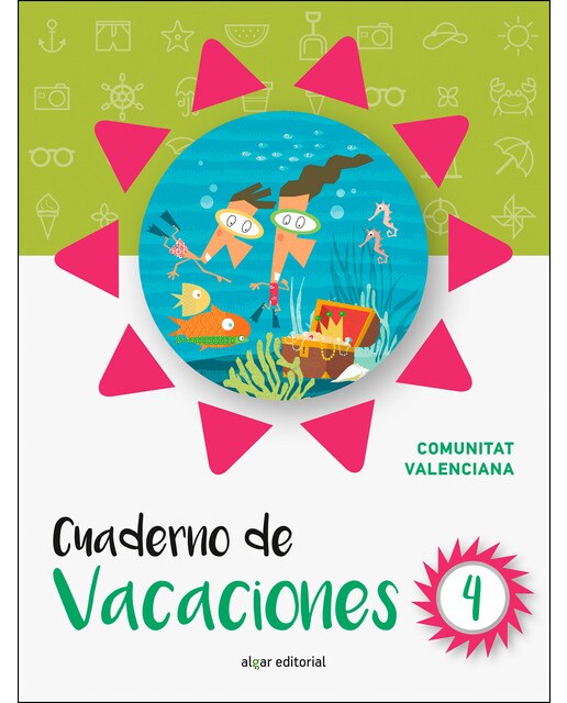 Cuaderno de vacaciones 4 (Comunidad Valenciana): Edición Comunidad Valenciana (Capa mole) 1