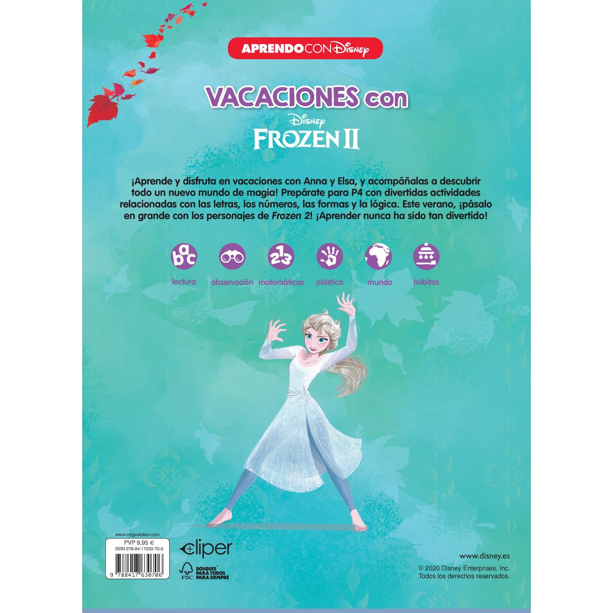 Vacaciones con Frozen II. Empiezo infantil (4 años) (Disney. Cuaderno de vacaciones): -  (Tapa blanda) 2