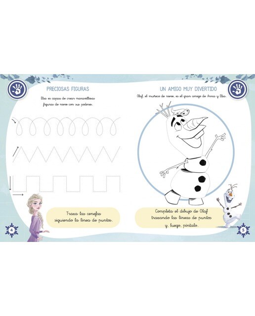 Vacaciones con Frozen II. Empiezo infantil (4 años) (Disney. Cuaderno de vacaciones): -  (Tapa blanda) 5