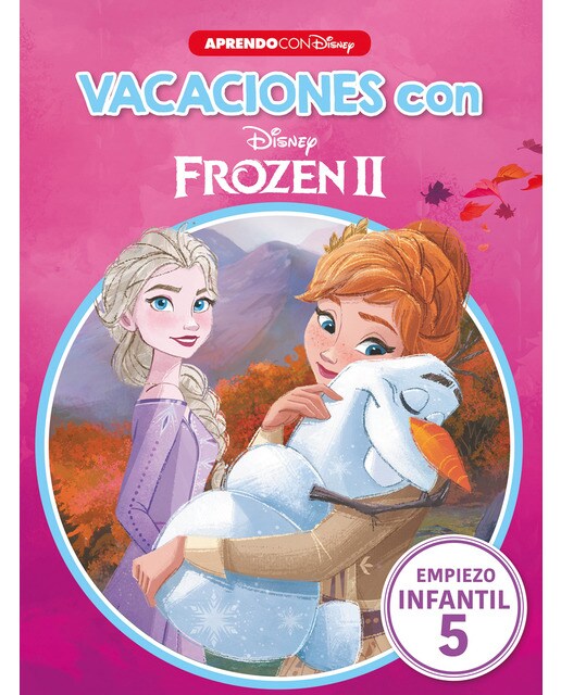 Imagen 0 de Vacaciones con Frozen II. Empiezo infantil (5 años) (Disney. Cuaderno de vacaciones): -  (Tapa blanda)