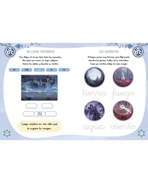 Vacaciones con Frozen II. Empiezo infantil (5 años) (Disney. Cuaderno de vacaciones): - (Tapa blanda) 4