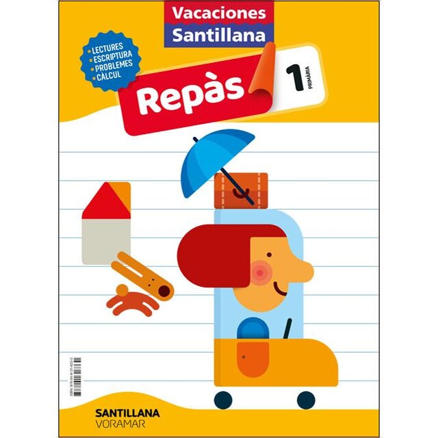 Imagen 0 de VACACIONES SANTILLANA 1 PRIMARIA REPAS  (Tapa blanda)
