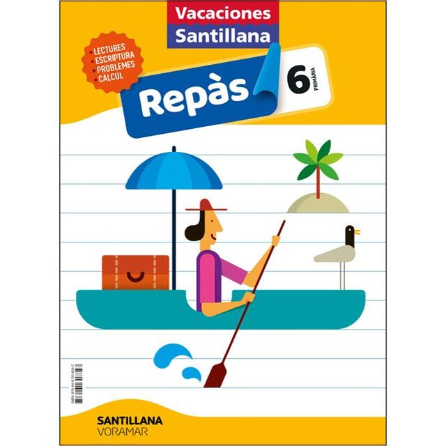 Imagen 0 de VACACIONES SANTILLANA 6 PRIMARIA REPAS  (Tapa blanda)