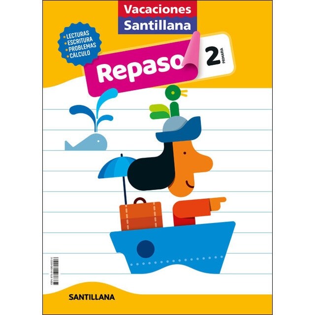 Vacaciones Santillana. 2º Primaria. Actividades de repaso para el verano (Tapa blanda)