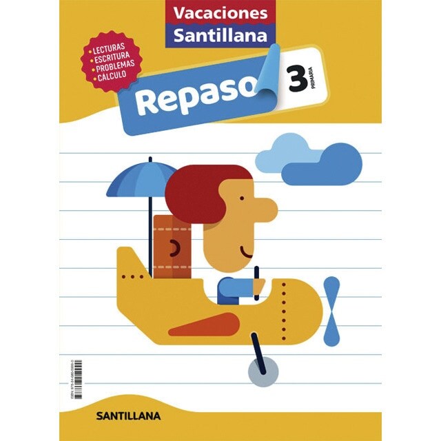 Vacaciones Santillana. 3º Primaria. Actividades de repaso para el verano (Tapa blanda)