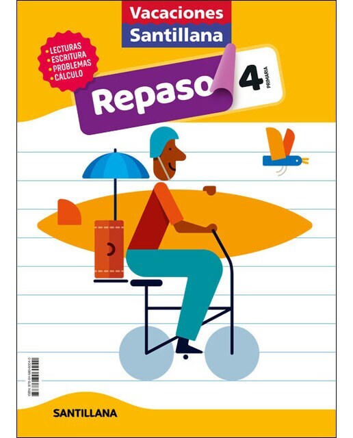 VACACIONES SANTILLANA 4 PRIMARIA ACTIVIDADES DE REPASO PARA EL VERANO  (Tapa blanda)