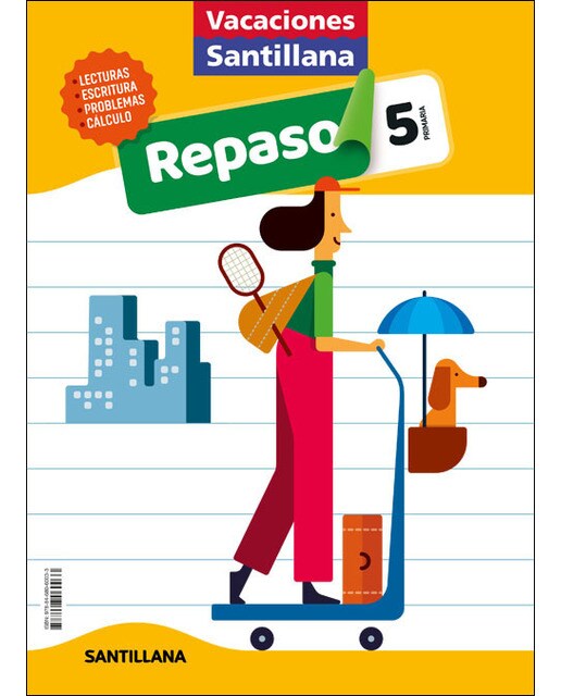VACACIONES SANTILLANA 5 PRIMARIA ACTIVIDADES DE REPASO PARA EL VERANO  (Tapa blanda) 1