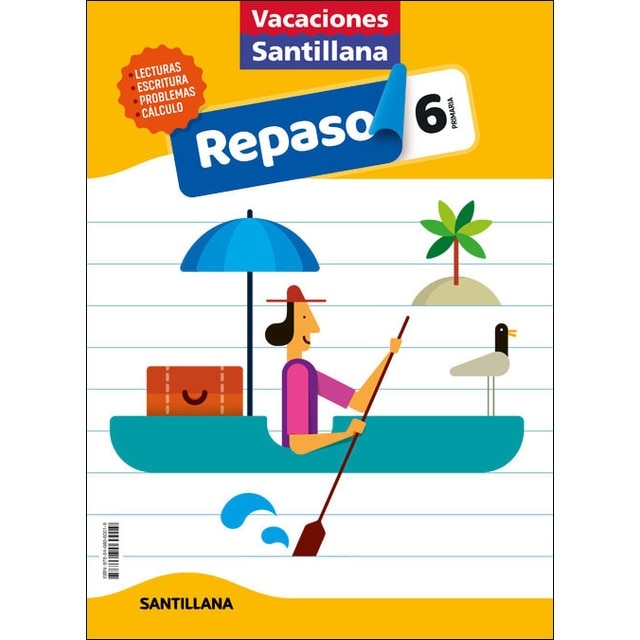 Imagen 0 de VACACIONES SANTILLANA 6 PRIMARIA ACTIVIDADES DE REPASO PARA EL VERANO  (Tapa blanda)