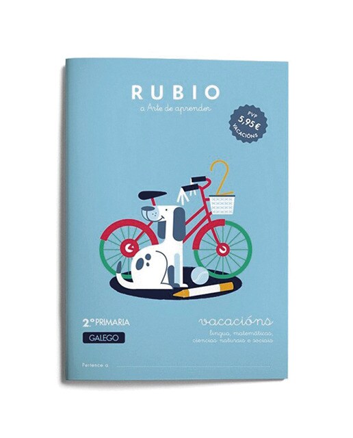 Vacacións RUBIO 2º Primaria (galego) (Capa mole) 1