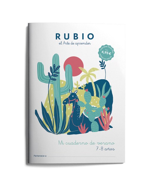 Imagen 0 de Mi cuaderno de verano RUBIO. 7-8 años (Tapa blanda)