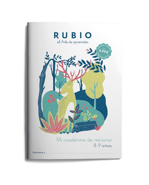 Imagen 0 de Mi cuaderno de verano RUBIO. 8-9 años  (Tapa blanda)