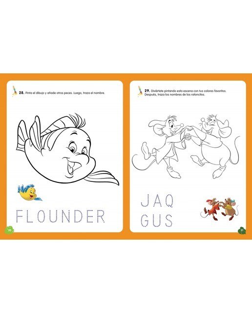 Animales Disney. Cuaderno de vacaciones (3-4 años) (Disney. Cuaderno de vacaciones): Observación · Grafismo · Motricidad · Lógica  (Tapa blanda) 3