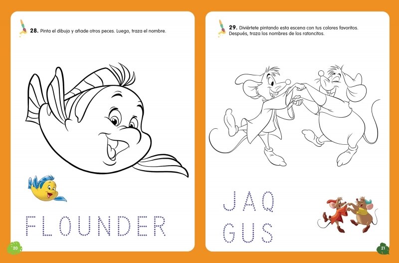 Animales Disney. Cuaderno de vacaciones (3-4 años) (Disney. Cuaderno de vacaciones): Observación · Grafismo · Motricidad · Lógica  (Tapa blanda) 7