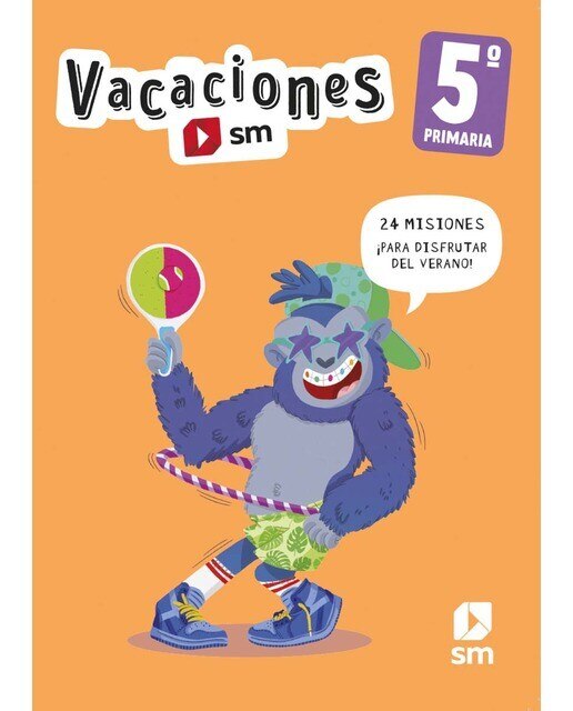 Portada de Vacaciones. 5 Primaria