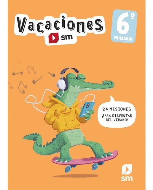 Portada de Vacaciones. 6 Primaria.