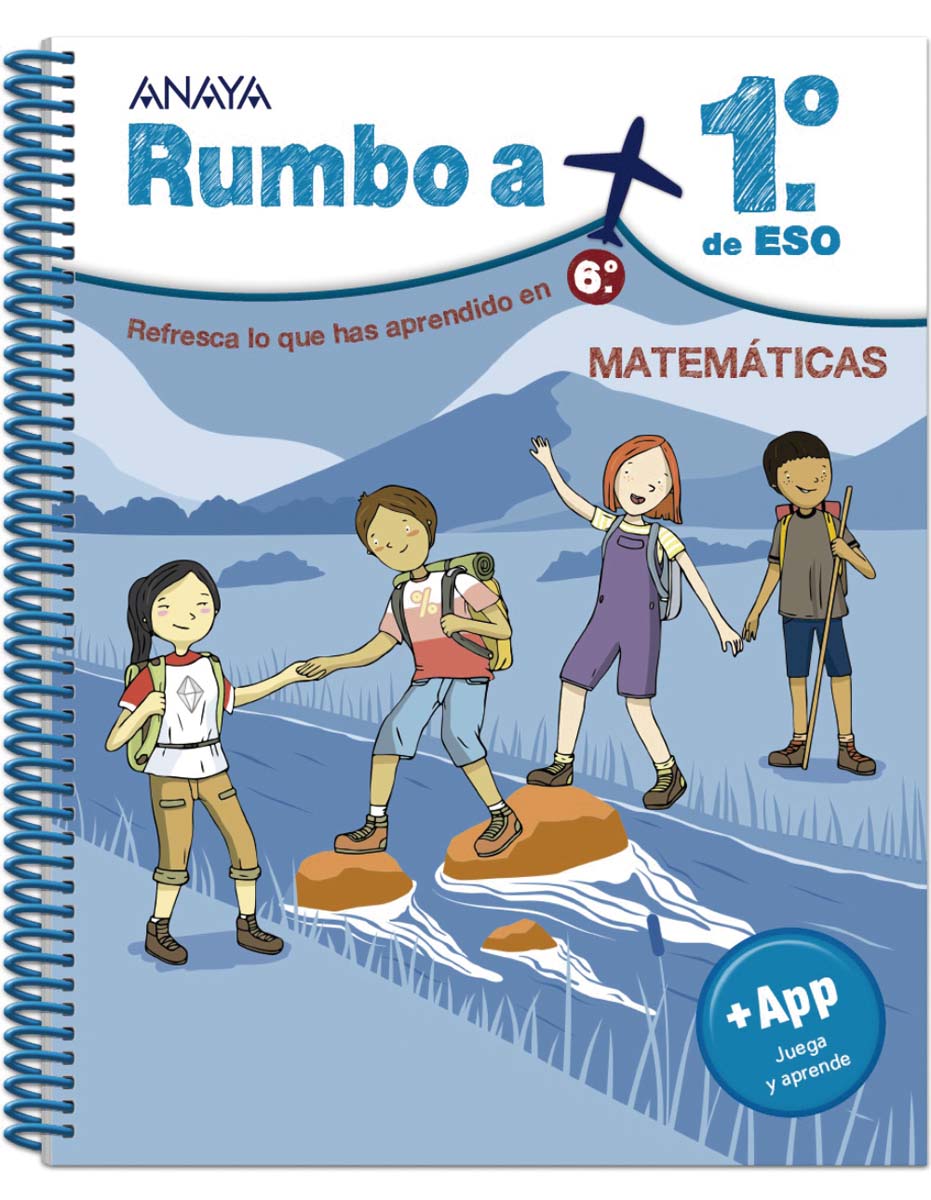Portada de Rumbo a... 1º ESO. Matemáticas (Tapa blanda).