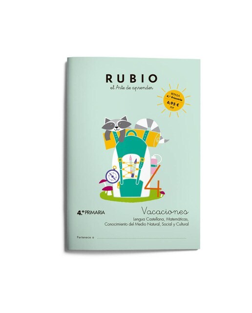 Vacaciones RUBIO (4.º de Primaria)
