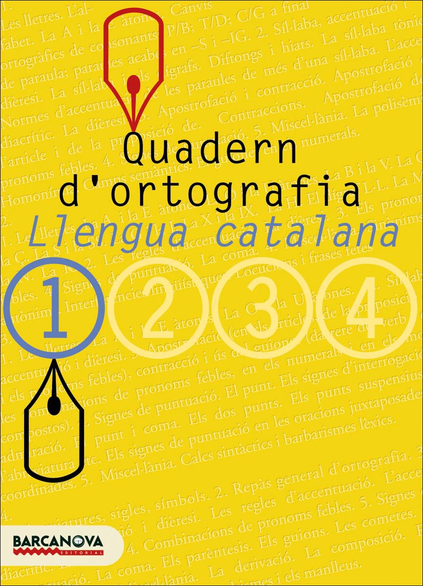 Quadern d'ortografia 1(Tapa blanda) 1