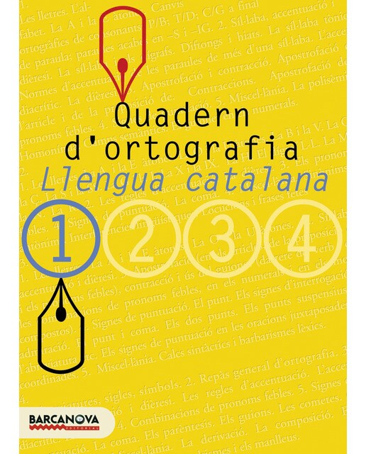 Cuaderno de ortografía 1(Tapa blanda) 1