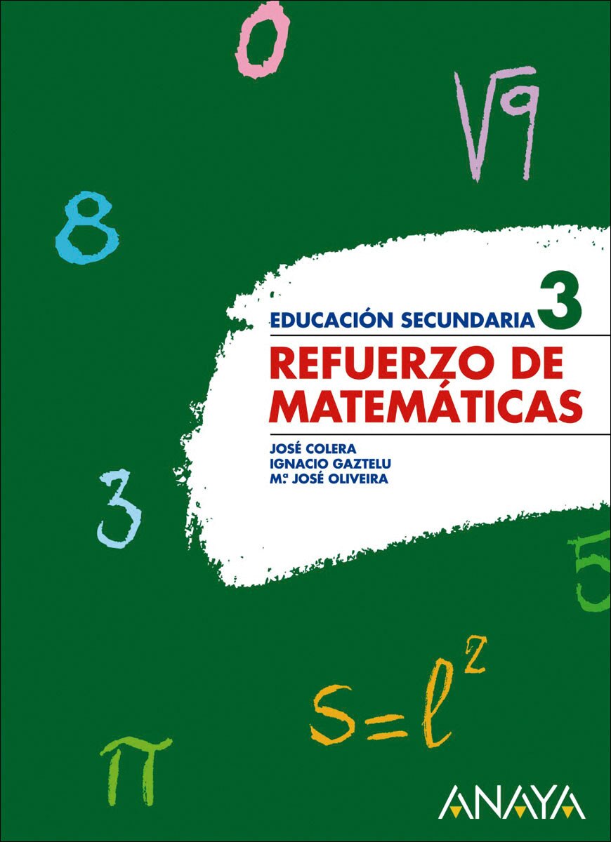 Imagen 0 de Refuerzo de Matemáticas 3. (Tapa blanda)