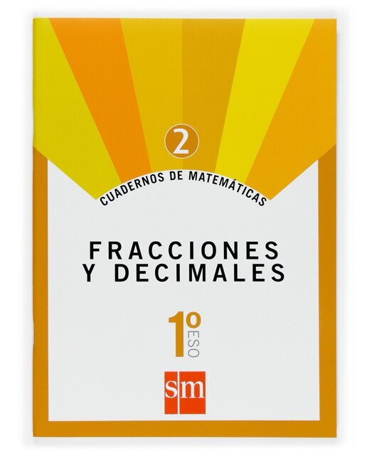 Imagen 0 de Cuaderno 2 de matemáticas. 1 ESO. Fracciones y decimales