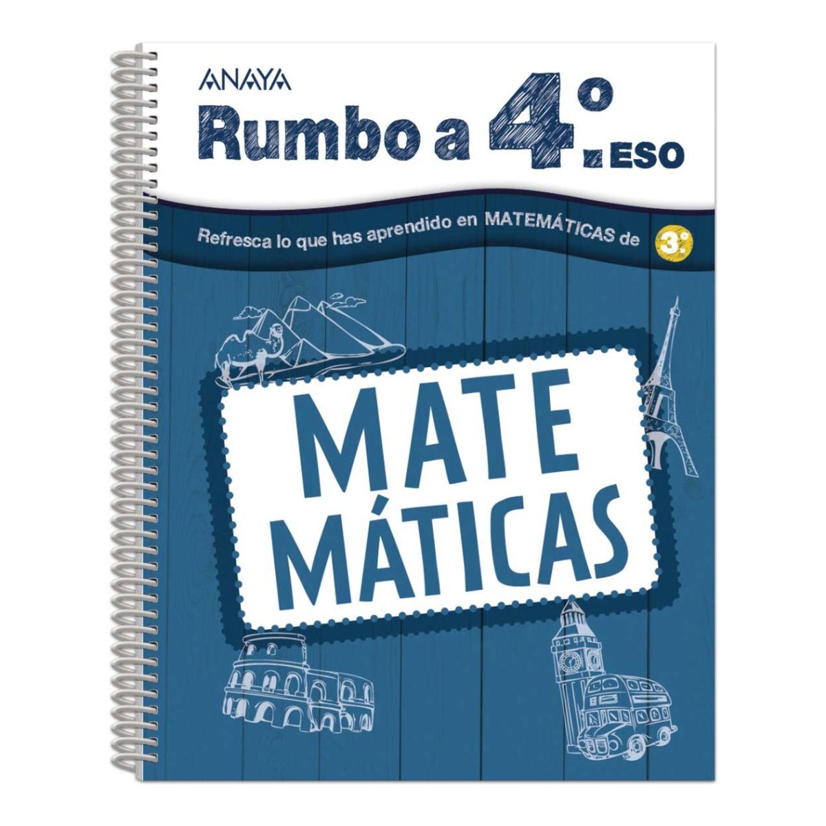Portada de VACACIONES MATEMÁTICAS 3 ESO (Tapa blanda).