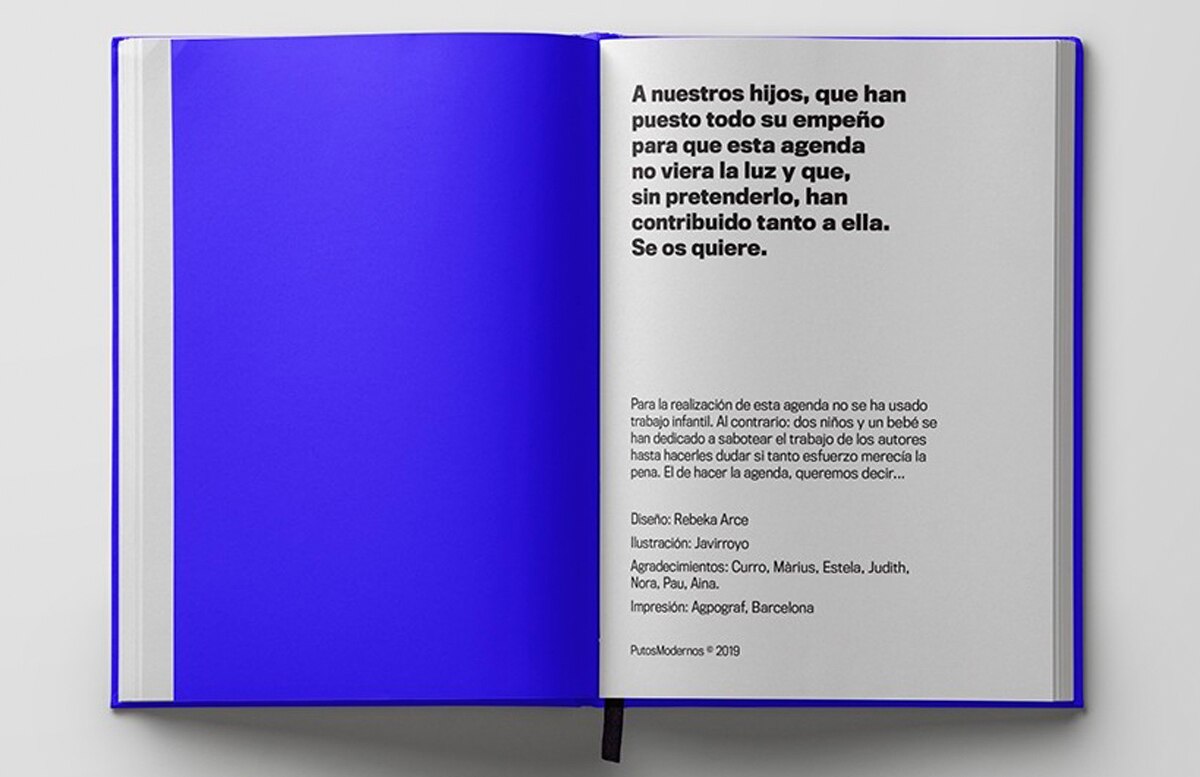La puta agenda de la madre y el padre moderno 2020 2