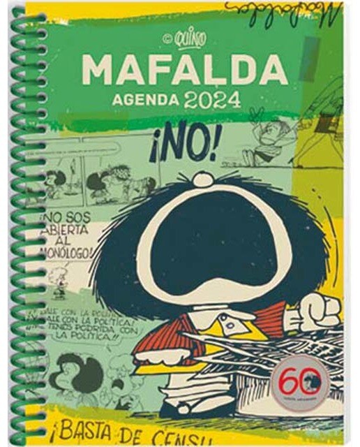 Mafalda 2024, Agenda Para La Mujer Anillada verde