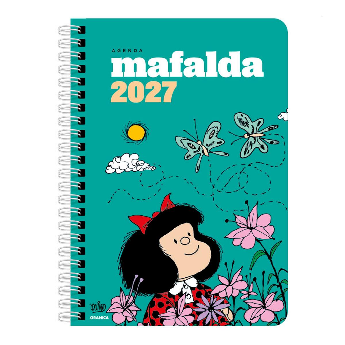 Agenda 2027 mafalda anillada turquesa