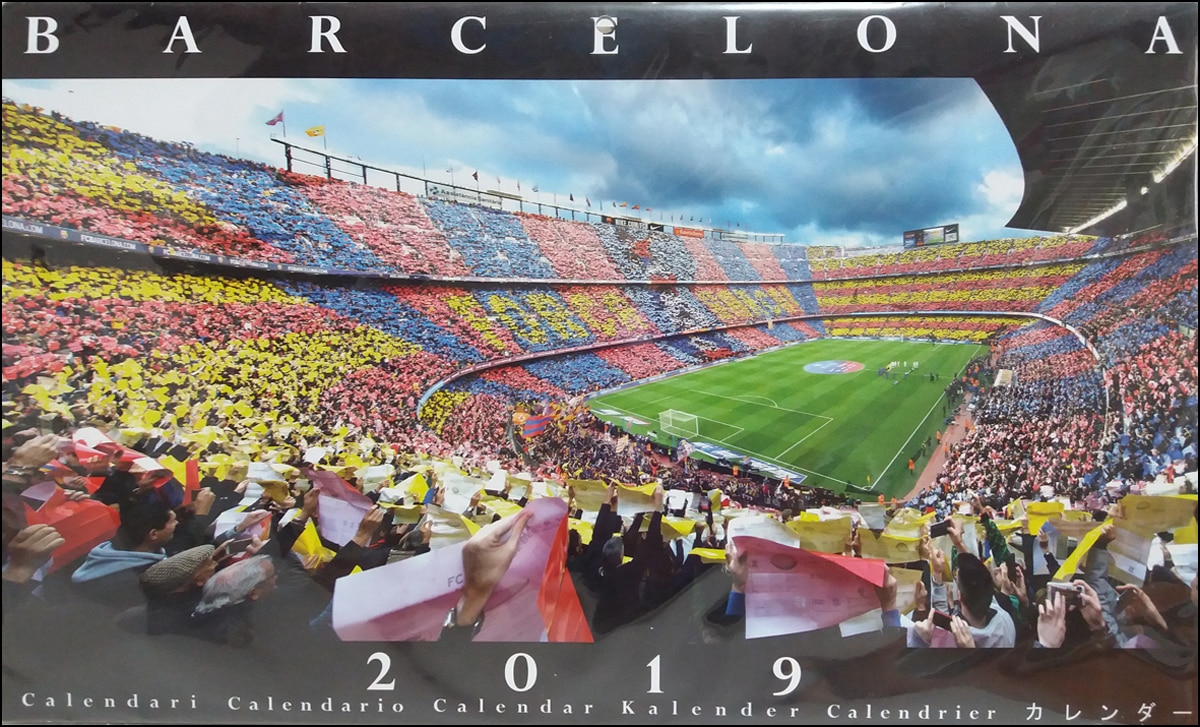 2019 Calendari Barça Paret