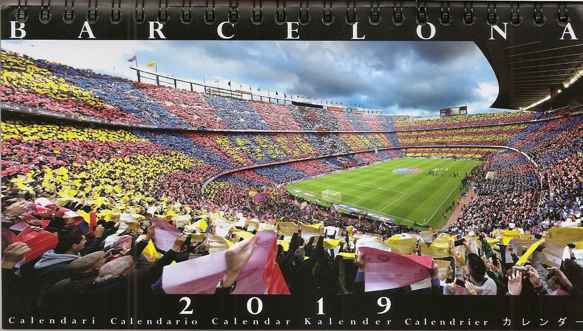 2019 Calendari Barça Taula
