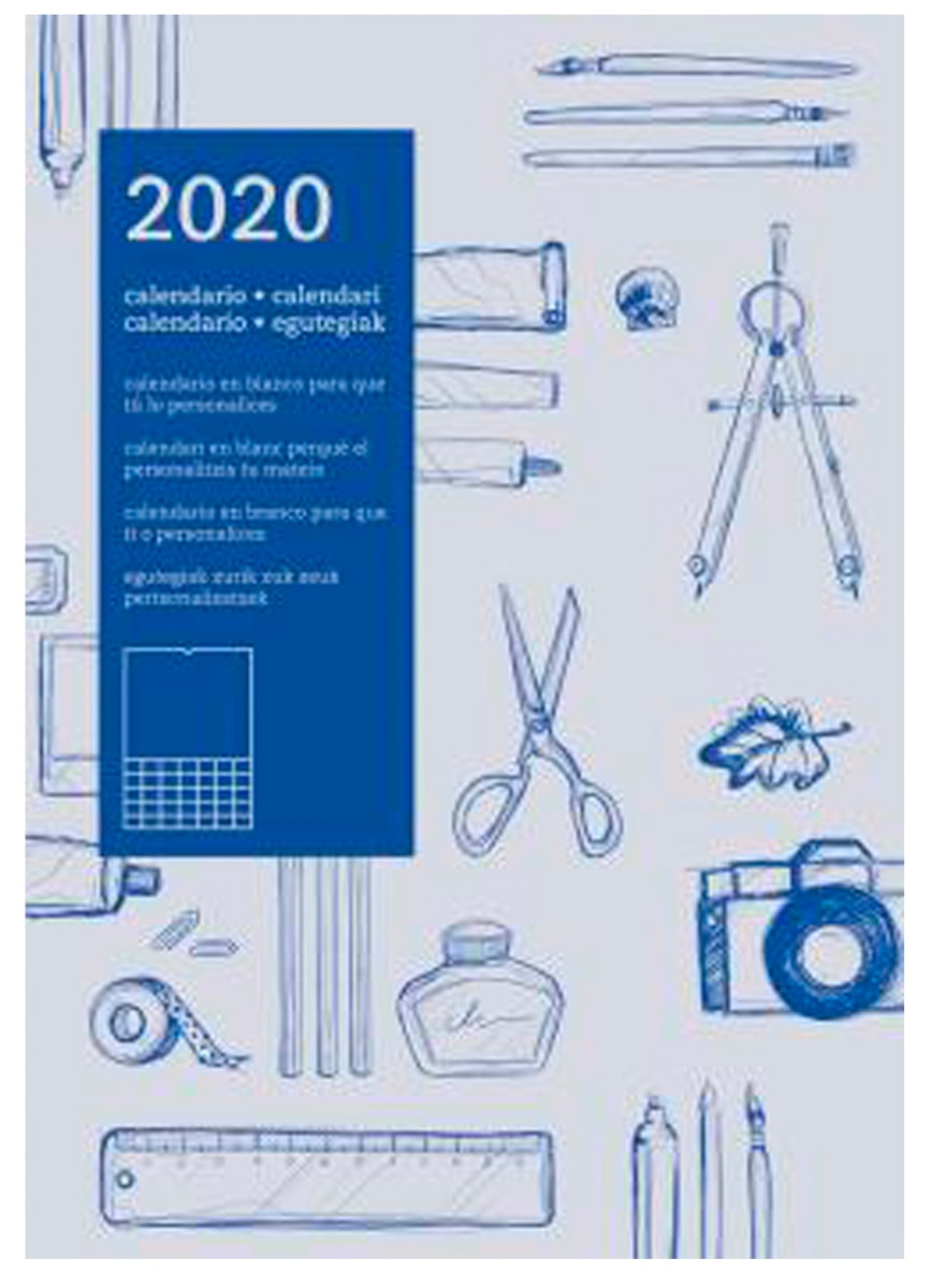 2020 calendario pared diy autonomico 2