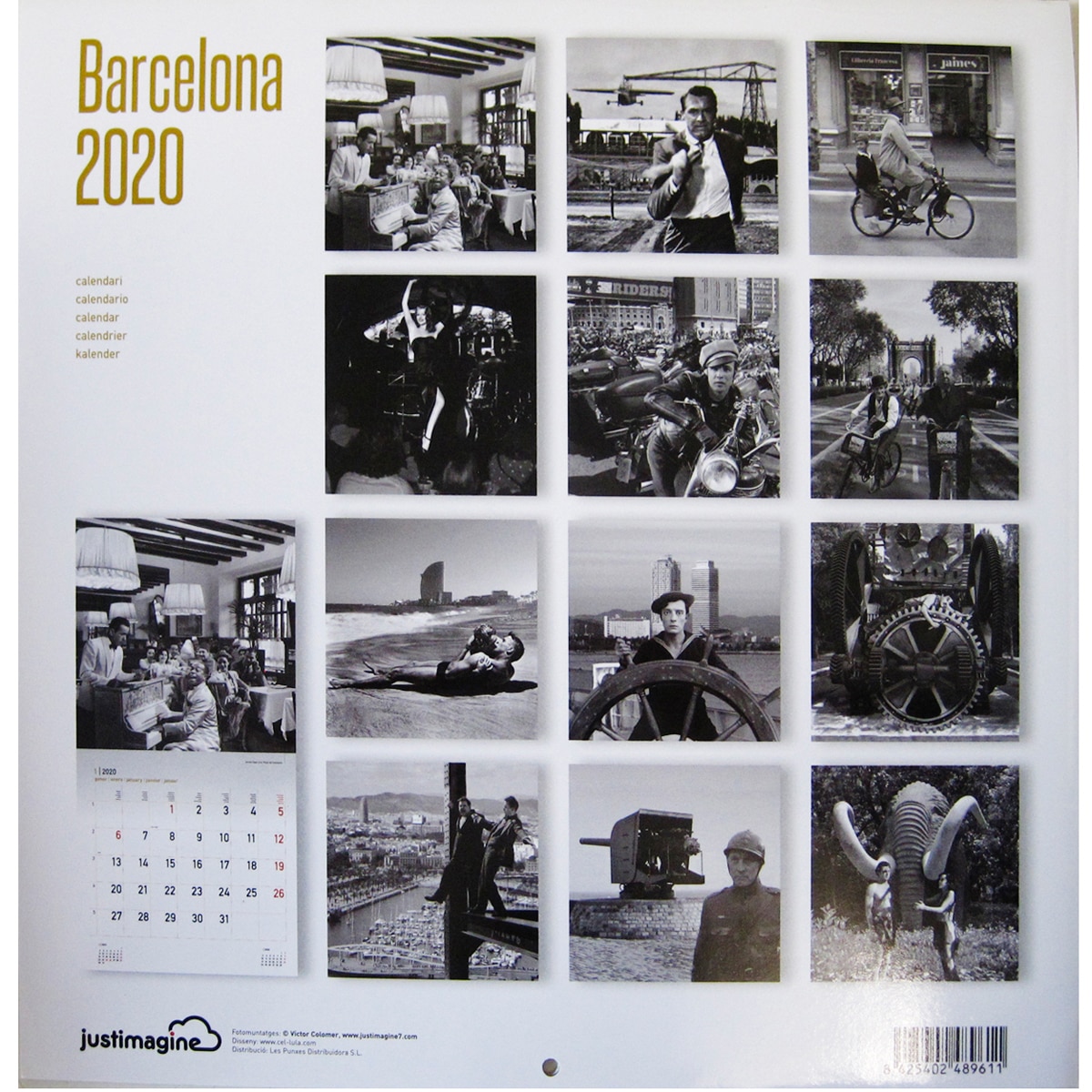 2020 calendario de pared barcelona 2
