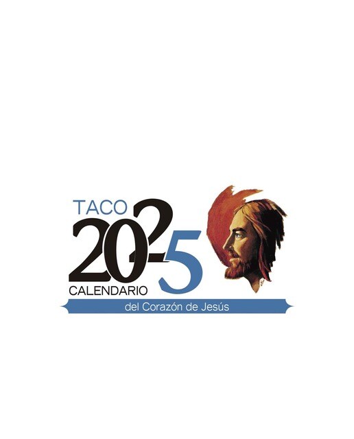 Taco calendario sagrado corazón 2025 - notas con i
