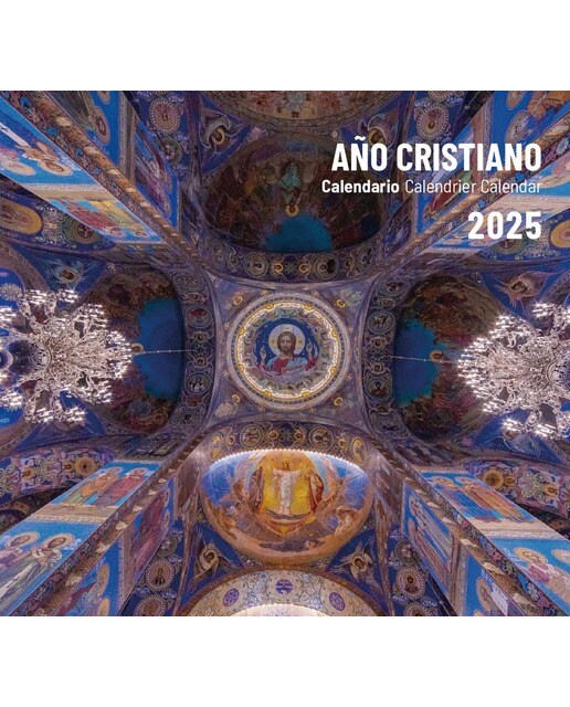 Calendario mesa año cristiano 2025