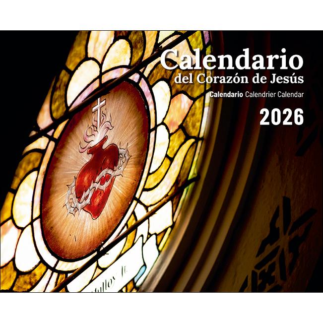 Calendario del Corazón de Jesús 2026 - Pared con faldillas (Capa mole) 1