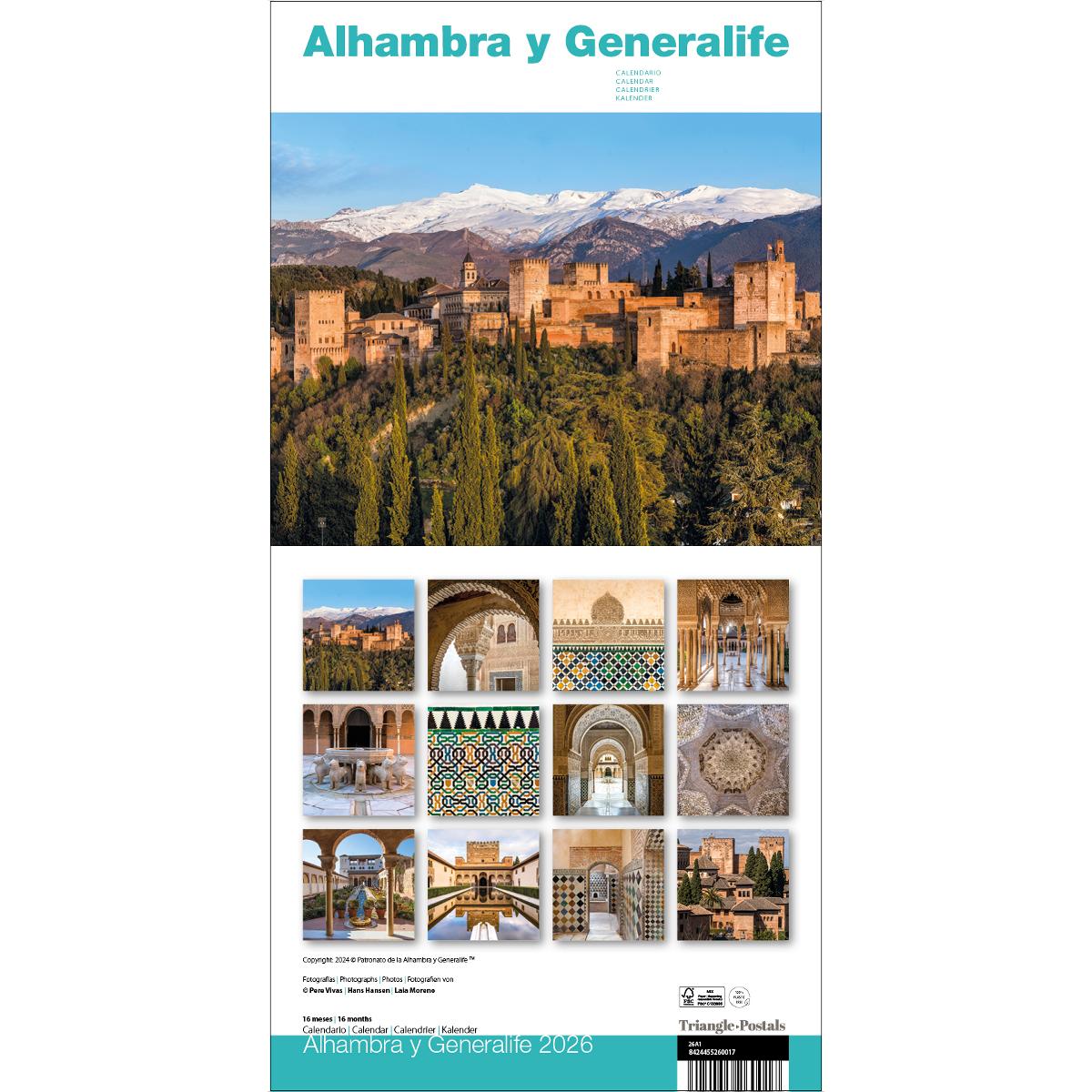 Cal.2026 pared (30x30 cm) alhambra 1