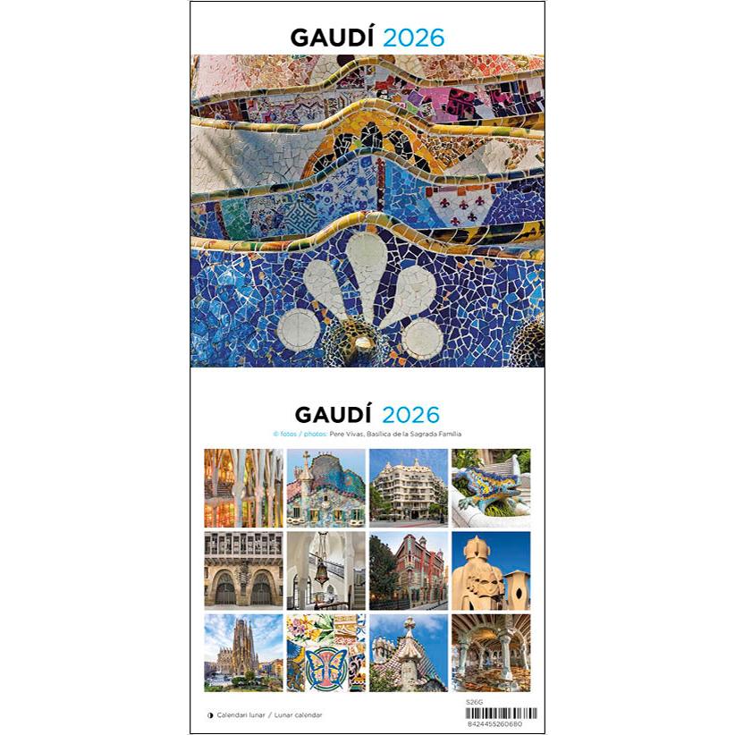 Cal.2026 st (14x15 cm) gaudí 1