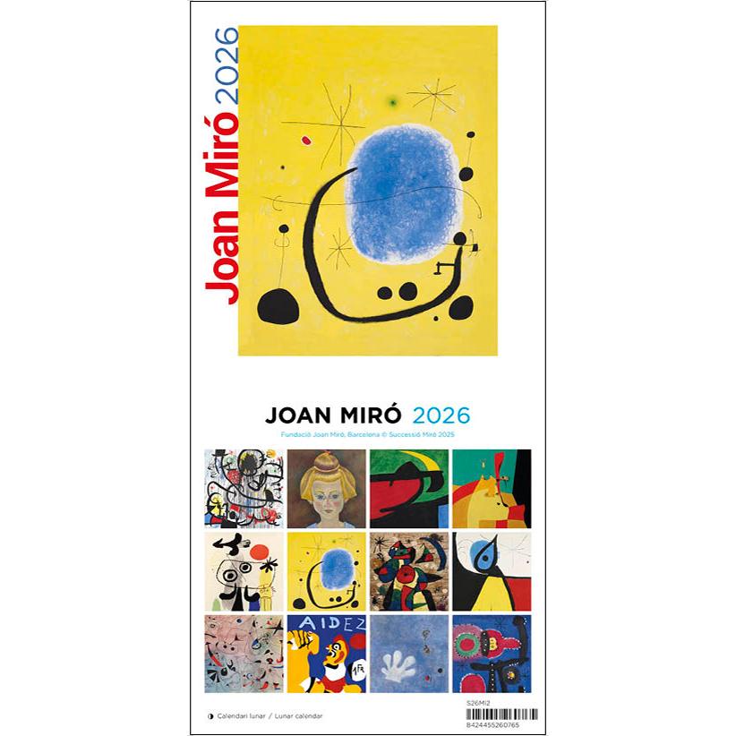 Cal.2026 st (14x15 cm) miró - bcn 1