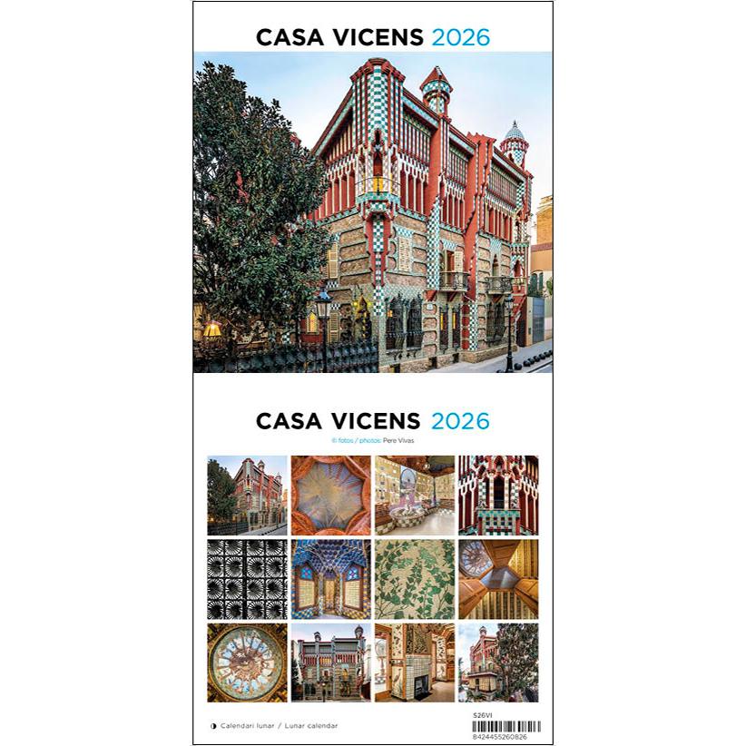 Cal.2026 st (14x15 cm) casa vicens 1