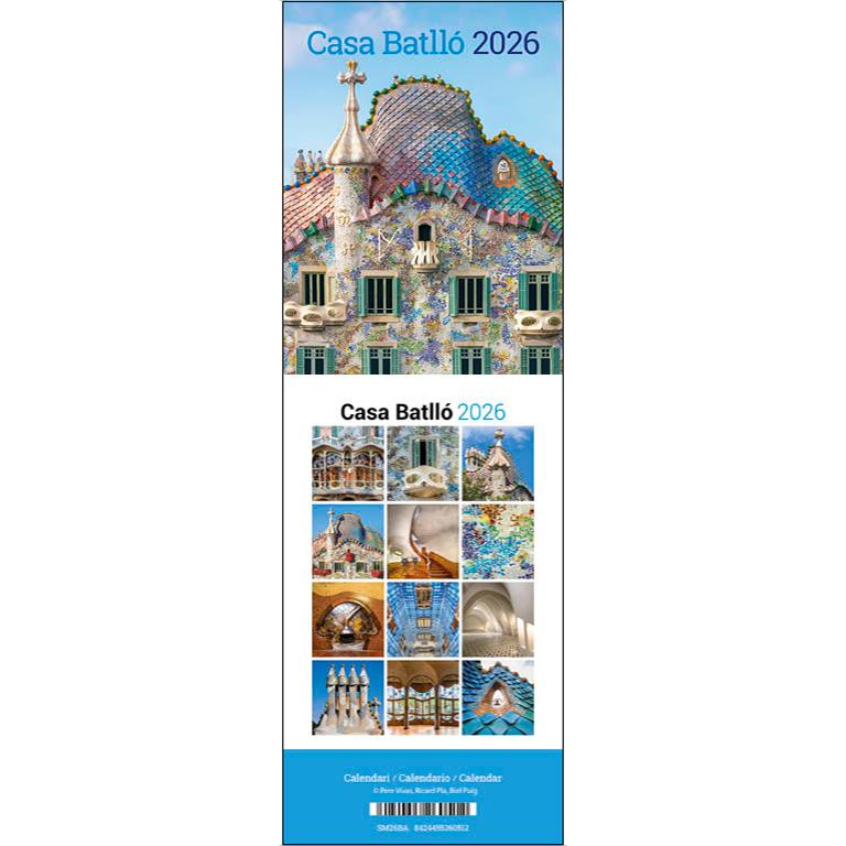 Cal.2026 st mini (9x12 cm) casa batlló 1