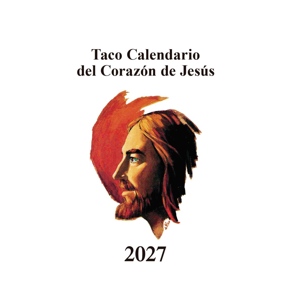 Taco calendario del corazon de jesus - c