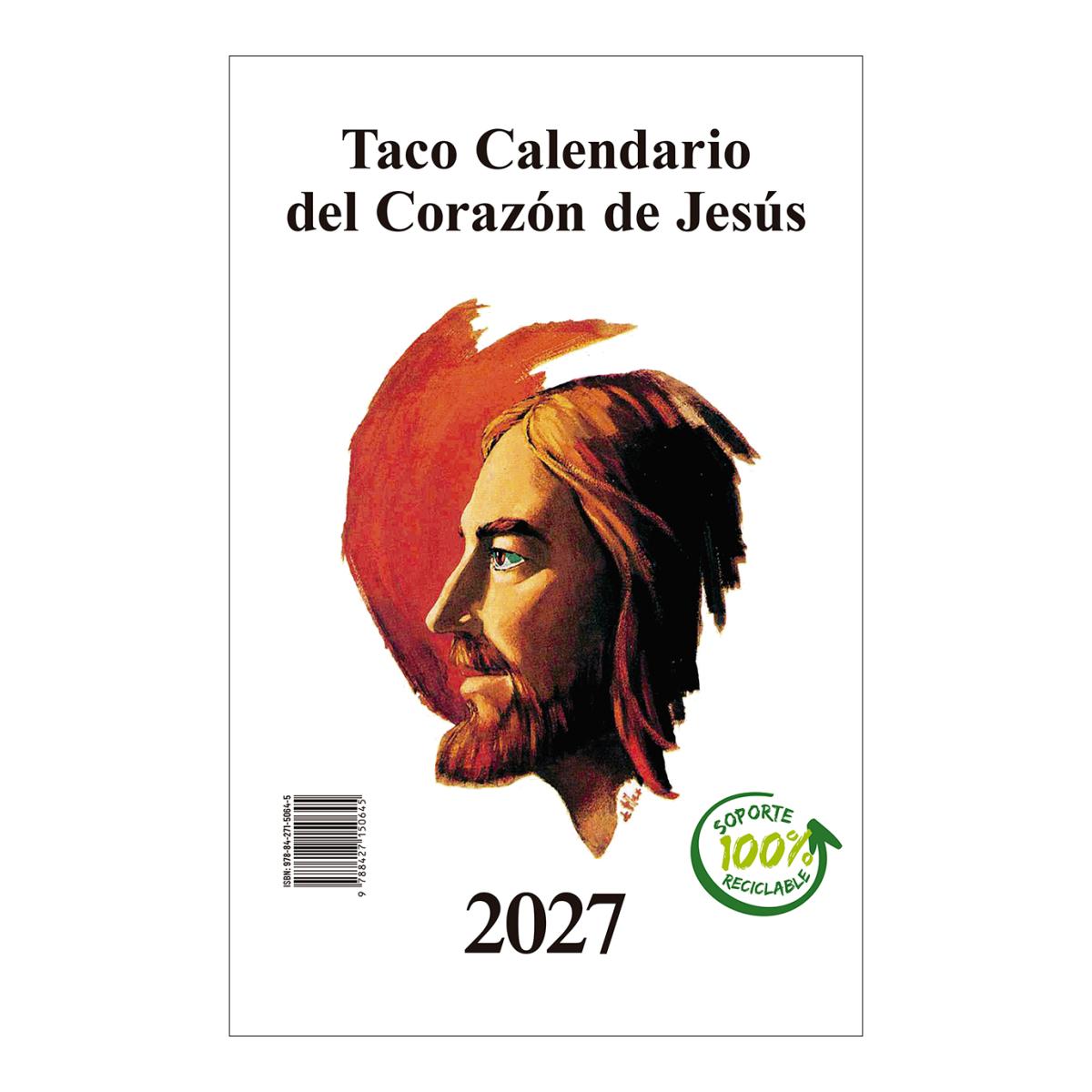 Taco calendario del corazon de jesus - g