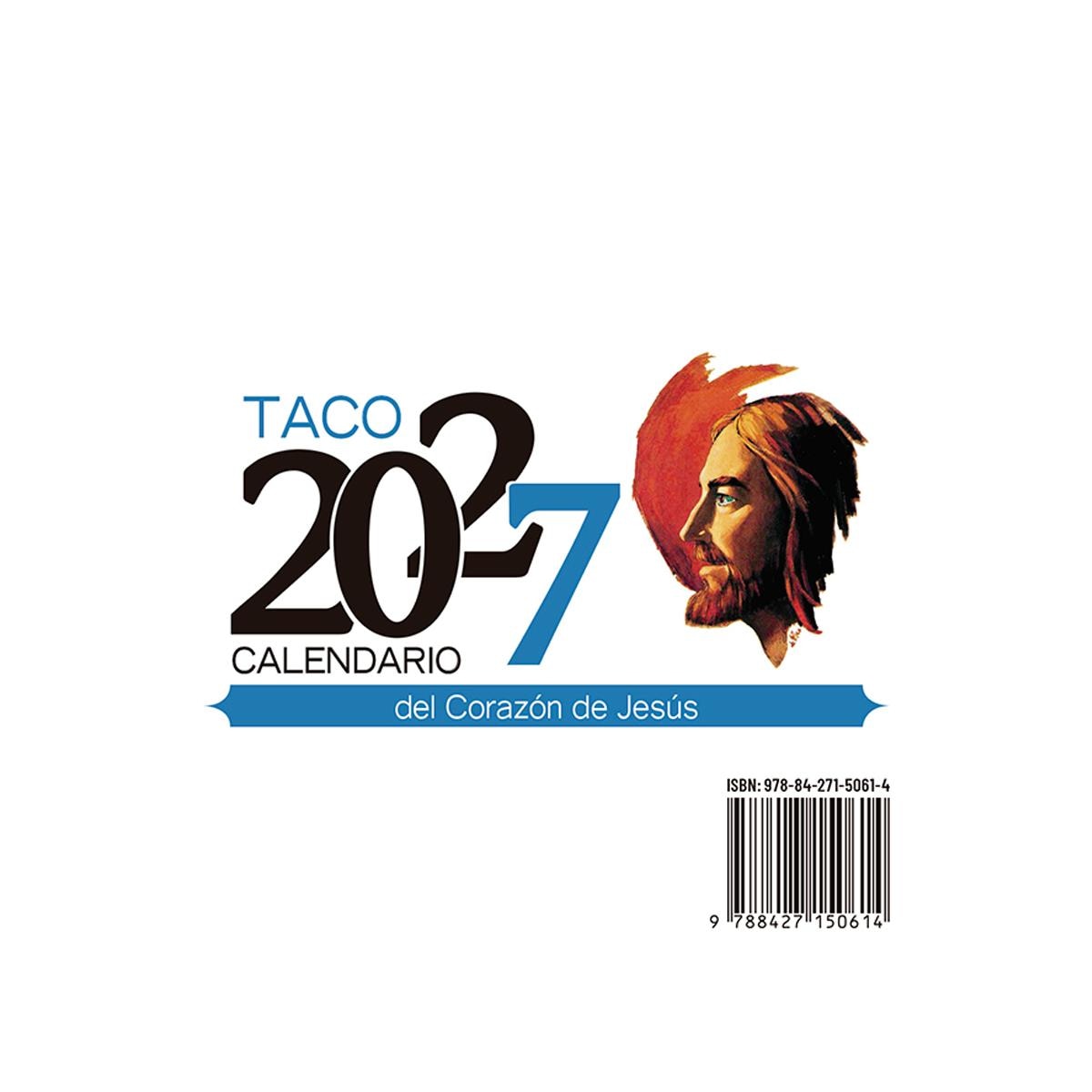 Taco calendario del corazon de jesus - n