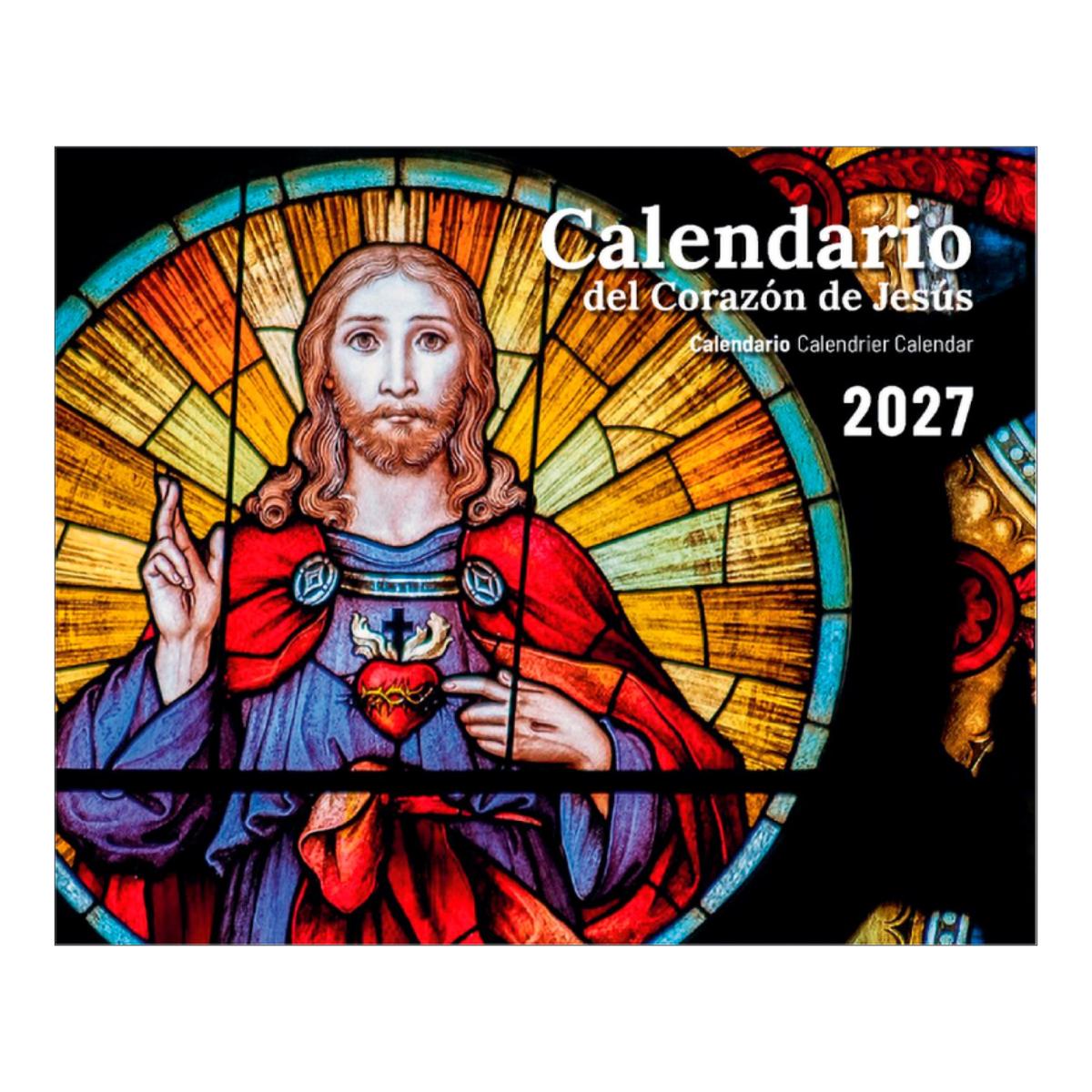 Calendario del corazon de jesus 2027 - p