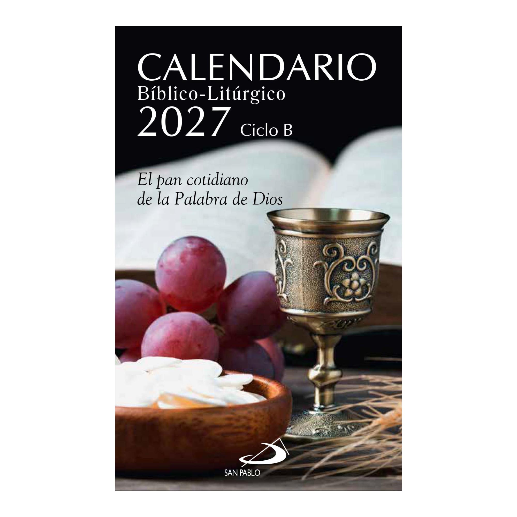 Imagen 0 de CALENDARIO BÍBLICO- LITÚRGICO  2027 CICL (Tapa blanda)