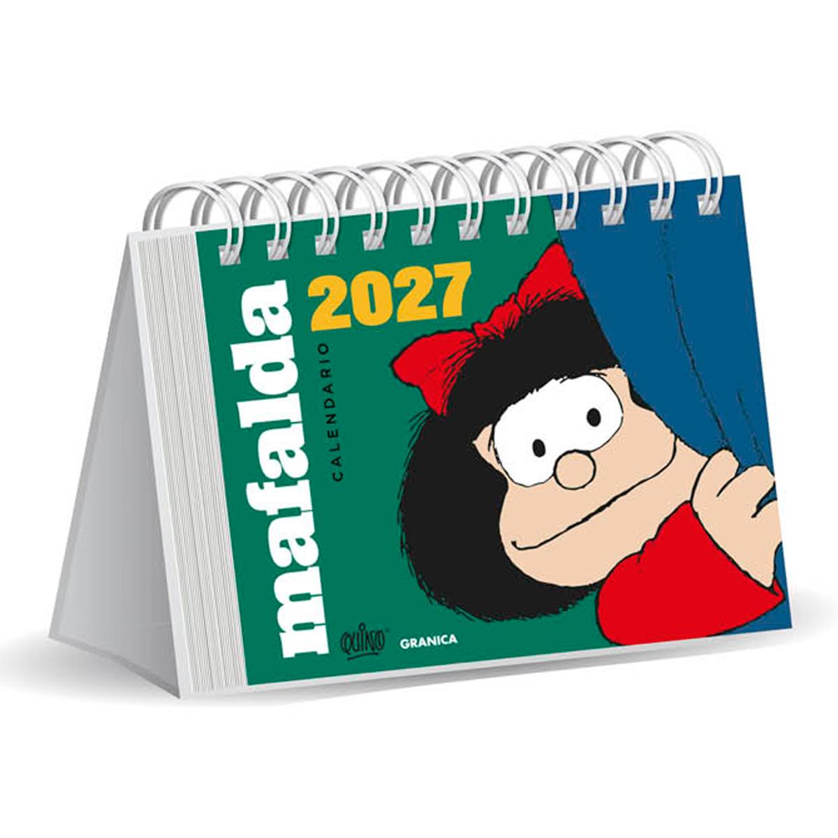 Imagen 1 de Calendario 2027 mafalda escritorio verde